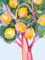 Lebendiger Zitronenbaum