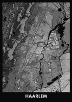 Carte des hauteurs de Haarlem