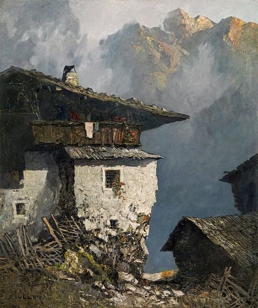 Oskar Mulley, farmhouse in the mountains, ca 1935 by Atelier Liesjes