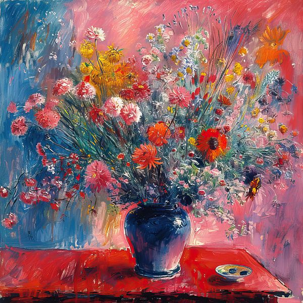 Blumenfeld Impressionismus von Wunderbare Kunst