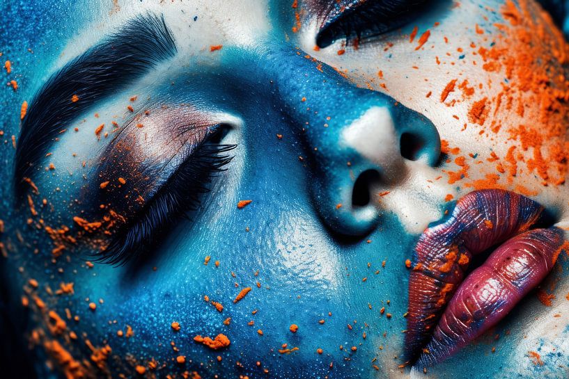 Bodypaint Frau von Preet Lambon