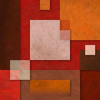 Abstraction 2 orange red