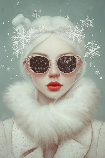 Schneelicht von Bianca ter Riet