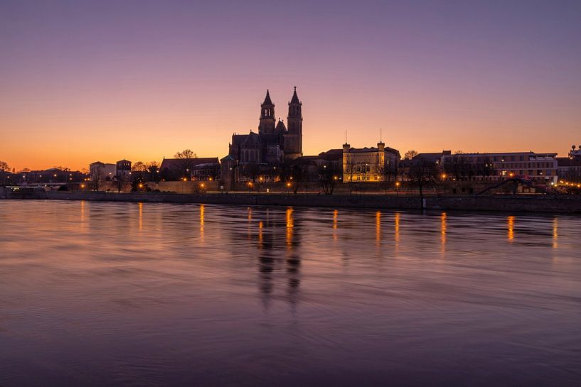 Magdeburg light spectacle by Frank Herrmann
