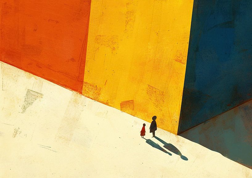 Bunte Reise von ARTEO Gemälde