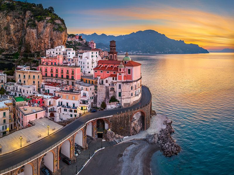 Sunrise in Atrani, Italy by Michael Abid