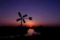 Moulin Bosman au dernier rayon de soleil