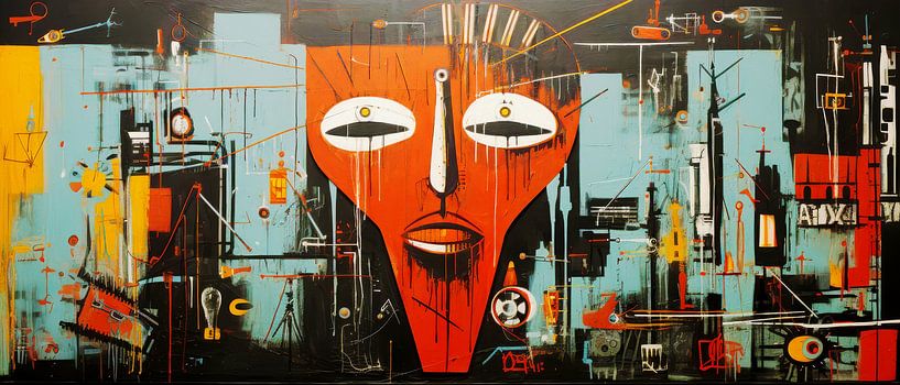 Abstraktes Kunstwerk &#039;DYNAMIC CHAOS&#039; von Preet Lambon