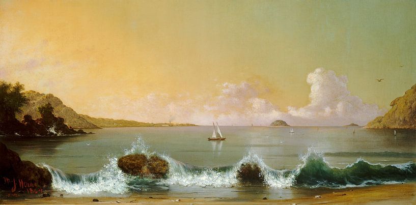 Die Bucht von Rio de Janeiro, Mark Johnson Heade von Oude Meesters Atelier