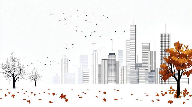 Autumn meets urban minimalism by Frank Heinz