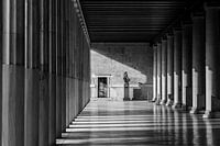 La stoa d'Attalus - colonnade à Athènes
