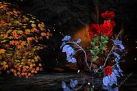 3d-Illustration, Stillleben. Die Magie der Pflanzen.