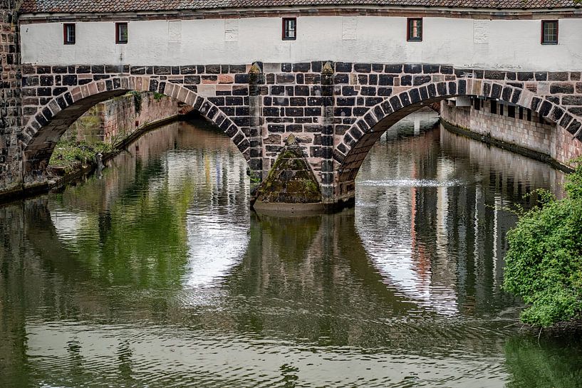 Hangman's Bridge over the Pegnitz by Thomas Riess