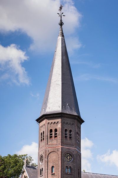 Kerktoren Sint Jacobuskerk, Kethel bij Schiedam by Jan Sluijter