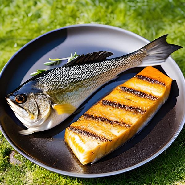 Plat de poisson par Heike Hultsch