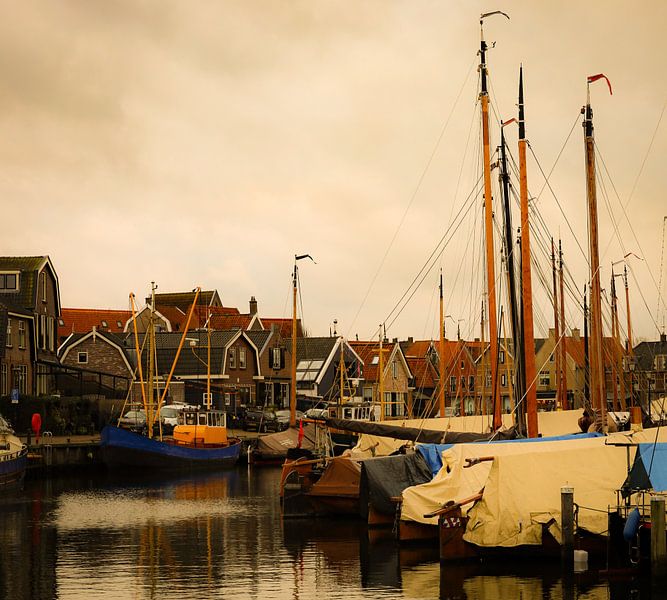 Der alte Fischereihafen der Spakenburg von Anita van Gendt