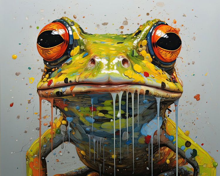 Malerei Frosch von Wunderbare Kunst