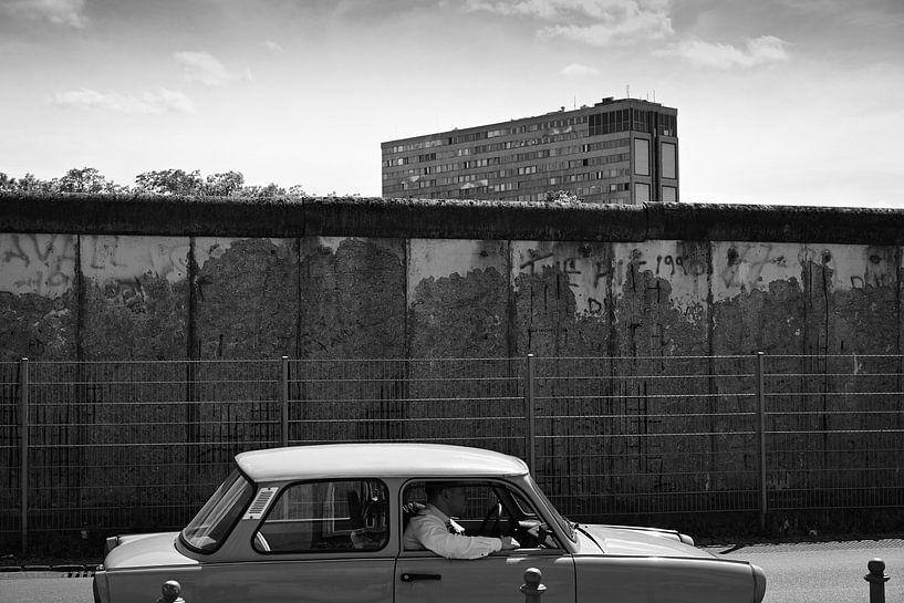 Berlin Wall and a Trabi Car by Matthias Hauser