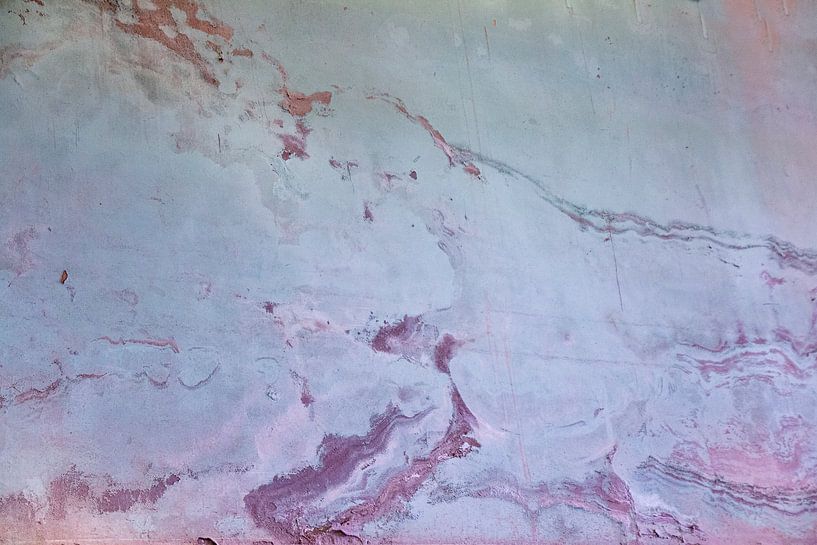 Urban wall - pink and blue by -BLOOS-