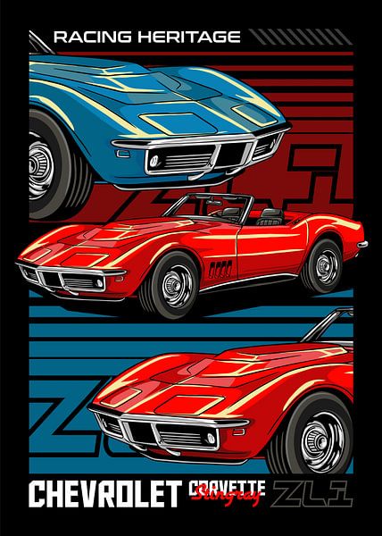 Chevrolet Corvette Stingray ZL1 1969 Auto von Adam Khabibi