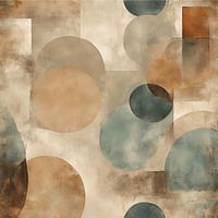 Abstrakter blauer Kreis