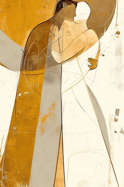 Romance Painting | Entwined Hearts Art by ARTEO Paintings