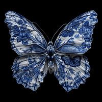 Der Blaue Delfter Schmetterling