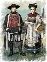 Hanauerland, costume traditionnel, lieux, rétro, original