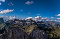 Uitzicht op de Marmolada, Dolomieten, Italië