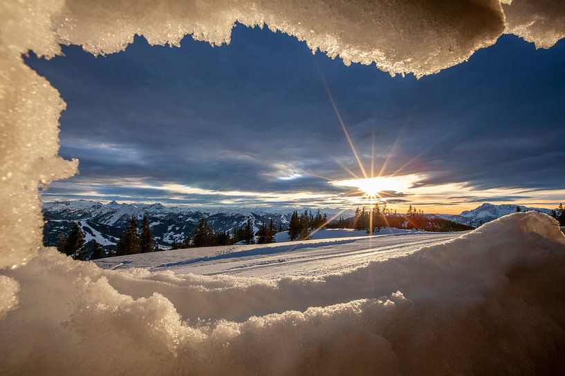 Kurz vor dem Sonnenuntergang  am Rossbrand von Christa Kramer