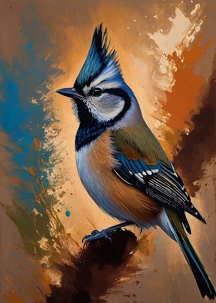 Haubenmeisenvogel von MIROKKU