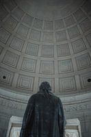 Jefferson Memorial, Jefferson von hinten