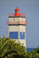 Rood wit blauwe vuurtoren