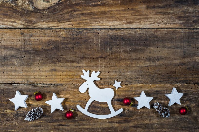 Décoration de Noël avec des rennes, ornements par Alex Winter