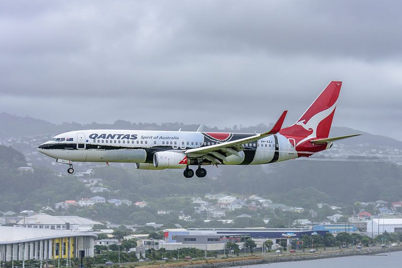 Qantas Boeing 737-800 (VH-XZJ at Wellington Airport. by Jaap van den Berg
