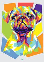 Mops WPAP Kunst
