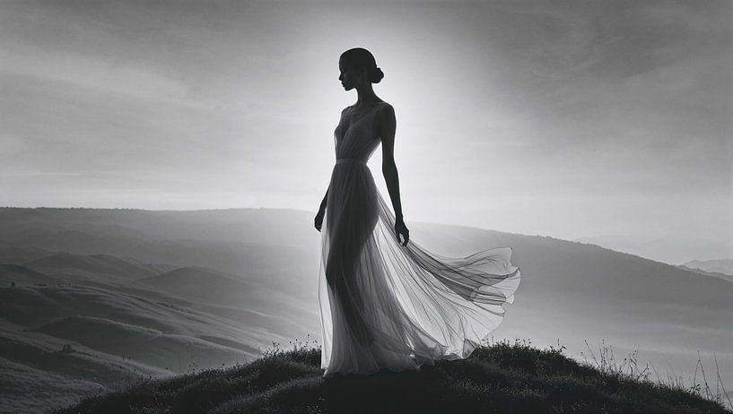 Black and white silence by Arjen Roos