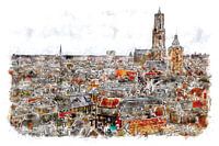 Utereg my stadie (watercolour)