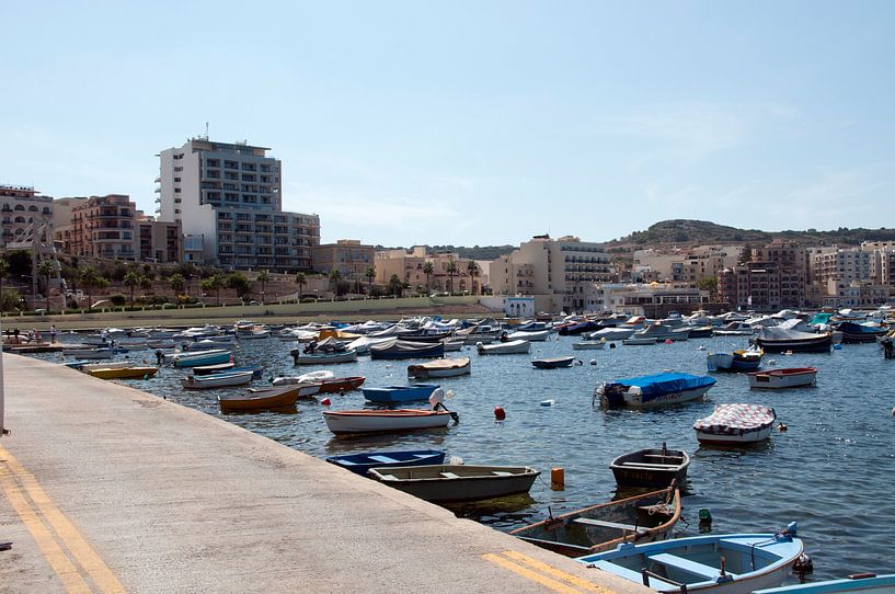 de haven van st julian op malta by ChrisWillemsen