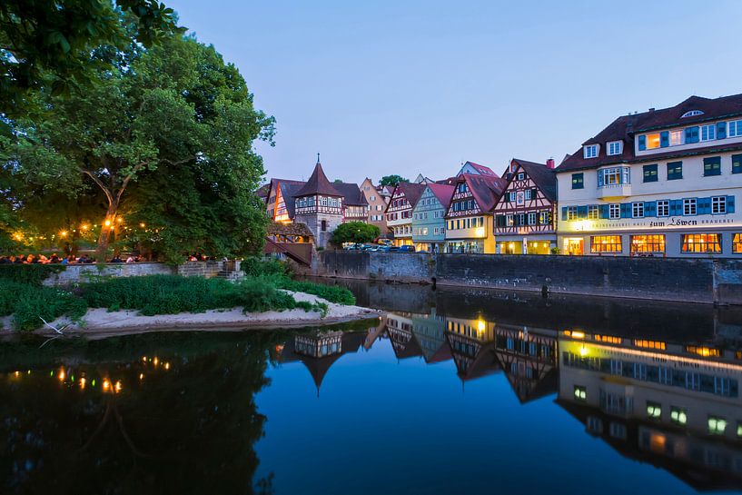 Schwäbisch Hall am Abend von Werner Dieterich