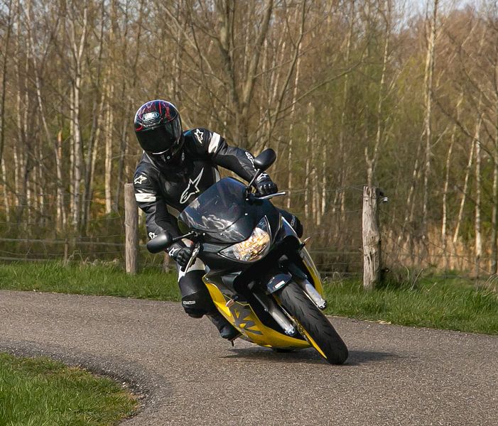 Motorcyclist. by Wouter Van der Zwan