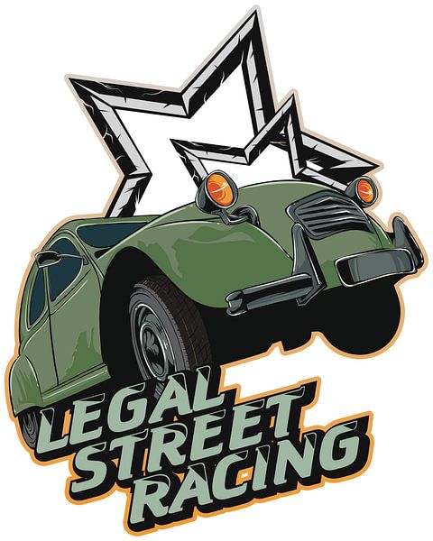 ENTE - 2CV - Legal Street Racing von ADLER & Co / Caj Kessler