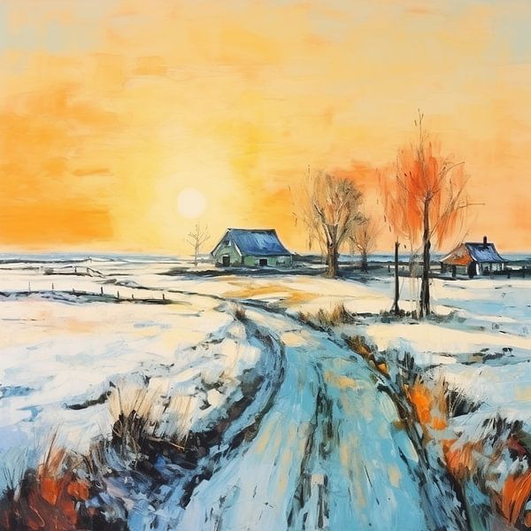 Winter-Design 44968 von Blickfänger Gemälde