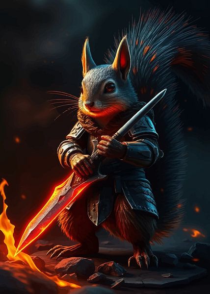 Chevalier écureuil par MIROKKU