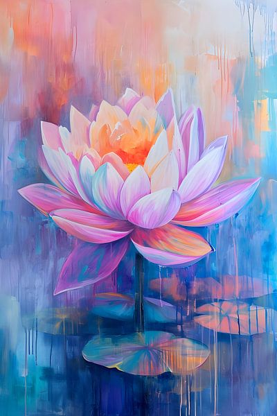 Pastellfarbene Lotusblume von But First Framing