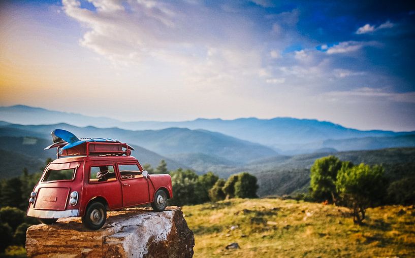 Surfen auf Rädern, Reisen durch die Berge von Leo leclerc