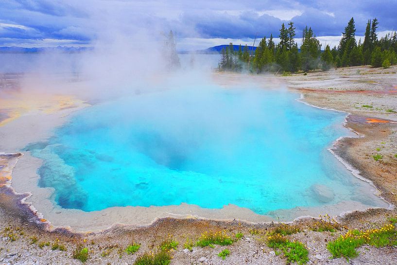 Hot Spring in Yellowstone National Park by Thomas Zacharias