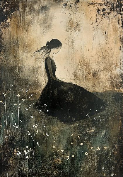 Rêves dans le petit champ de fleurs par Bianca ter Riet