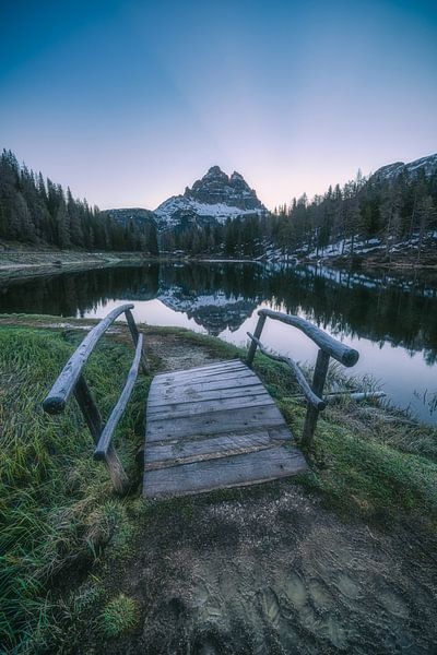 Dolomieten Lago Antorno van Jean Claude Castor