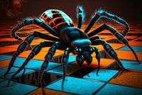 Tarentule sur l'échiquier